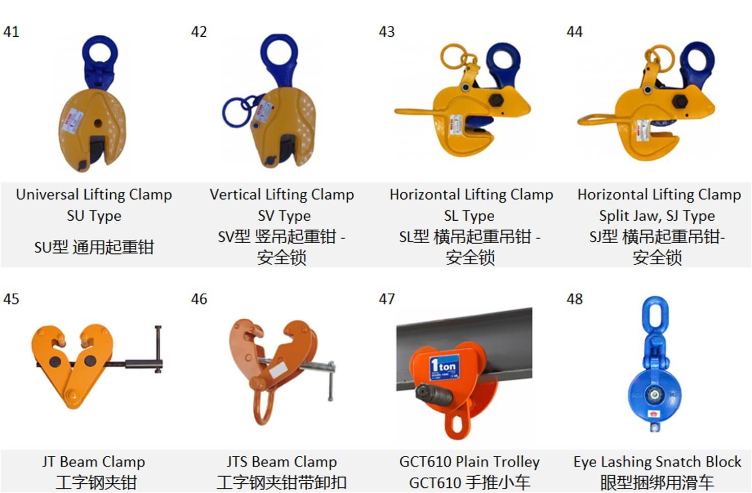Lifting gears-Clamps-Plain Trolley-STL-7